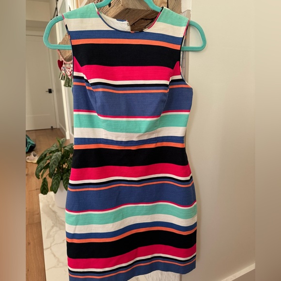 Kate Spade Tropical Stripe Miriam Dress size 2 - Picture 3 of 6